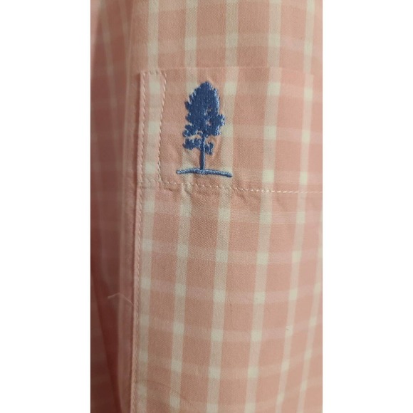 Breakfast Creek Button Down Shirt Pink/White Size XL - Picture 4 of 4